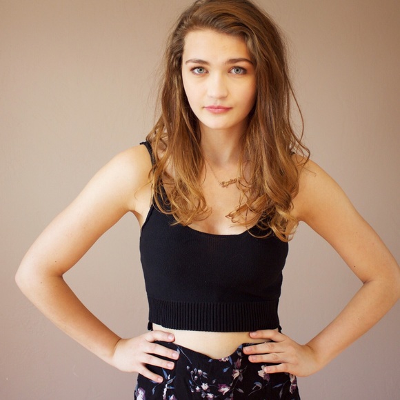 Adorable Knit Crop Top - Picture 3 of 5