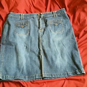 Lane Bryant Jean Skirt