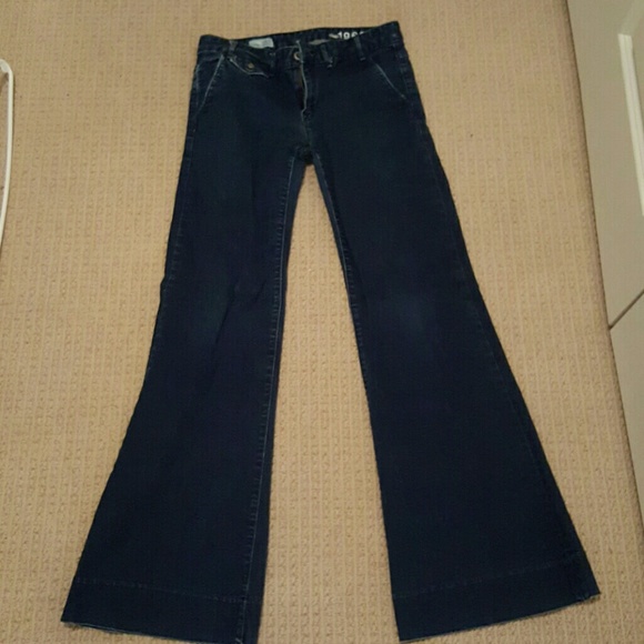 Gap wide leg trouser jean