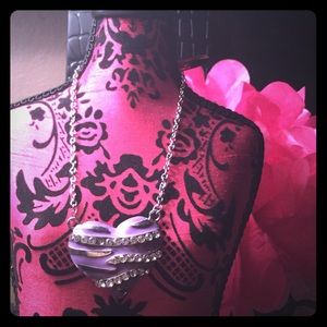 Heart Statement Necklace Sets w/ Earrings💜3 NWT💛