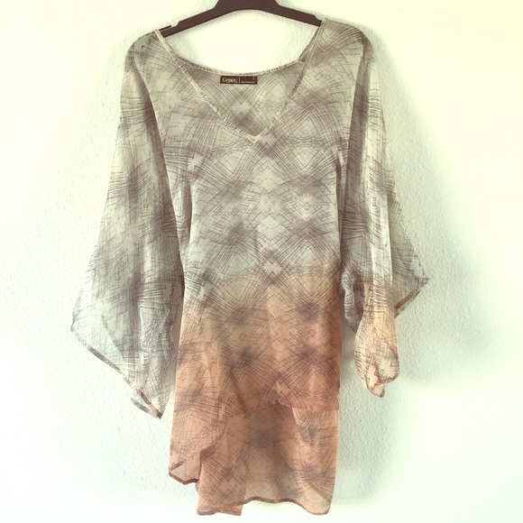 Airy gypsy top for summer festivals
