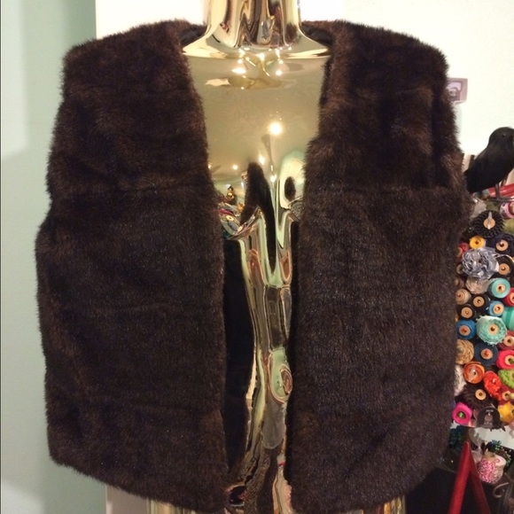 Tadaski Jackets & Blazers - Vintage Mod Tadaski Faux Fur Vest
