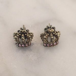 Juicy Couture Crown Earrings