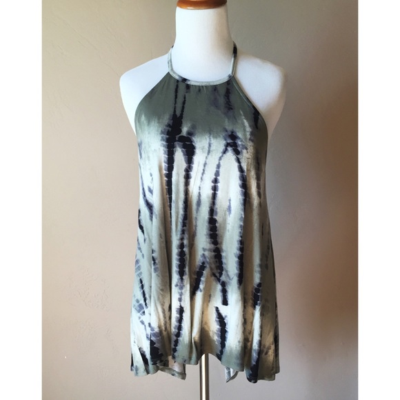 Last One • Tie Dye Open Back Halter - Picture 2 of 4
