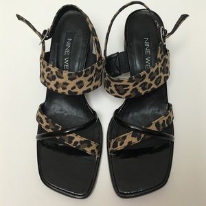 Nine West Leopard Sandal