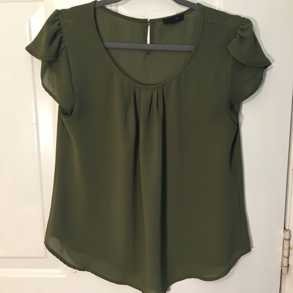 Olive Green Blouse