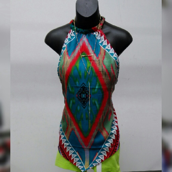 Sold Tribal Print Halter