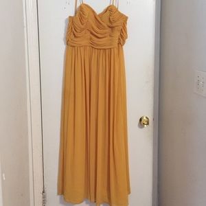Mustard Bridesmaid dress