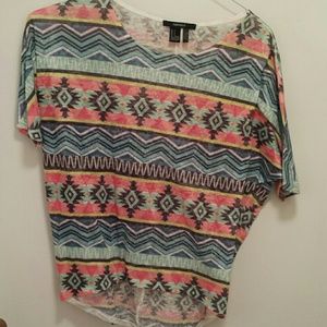 forever21 tribal print shirt