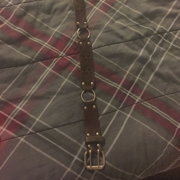 Leather belt