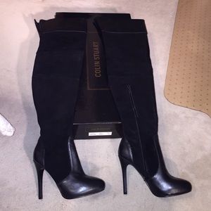 Brand new Colin Stuart over the knee boots