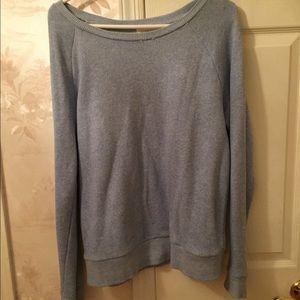 Oversized blue sweater