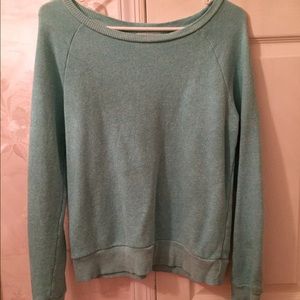 Turquoise oversized sweater