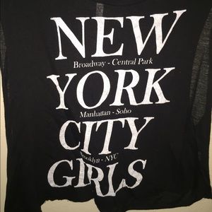 NYC crop top
