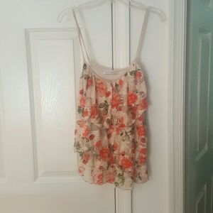 Water color floral top