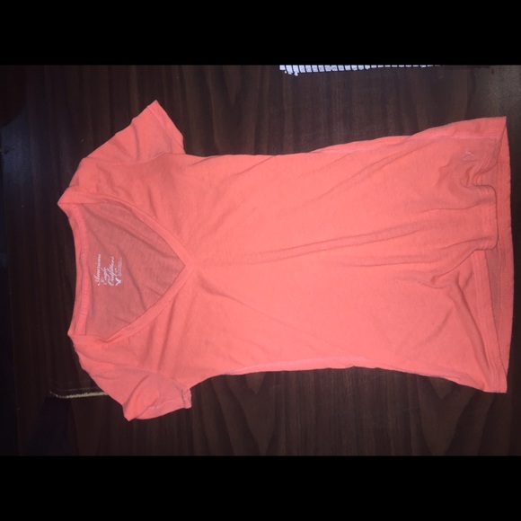 Orange v neck