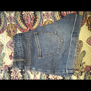 high wasted Jean Shorts