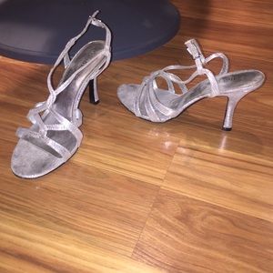 Silver heels
