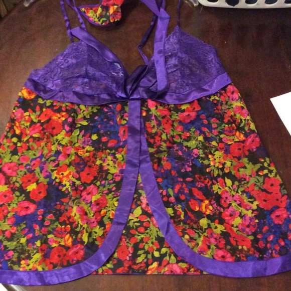 Lace Trimmed Babydoll - Picture 2 of 2