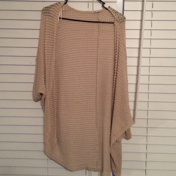 Taupe/Pink Cardigan