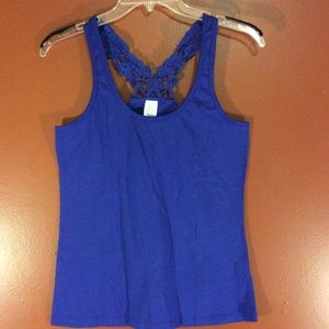 Crochet back tank