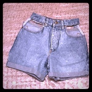 High waisted shorts
