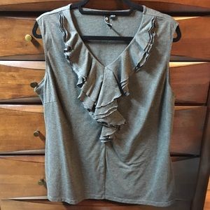 Ruffle front tank