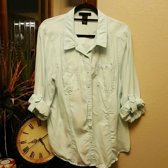 ❌SOLD❌ Lane Bryant
3/4 Sleeve Button-Down Shirt