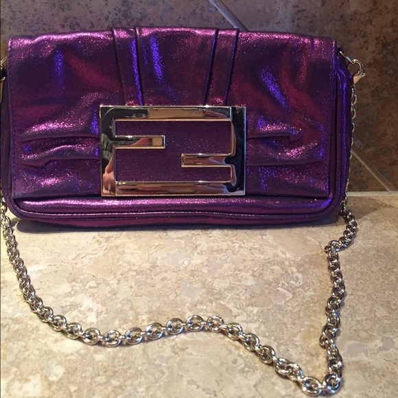 Fendi Clutch with Chain Strap