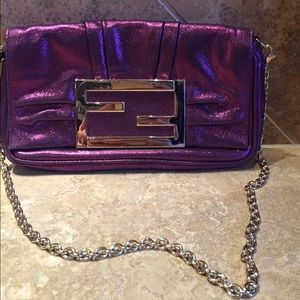 Fendi Clutch with Chain Strap