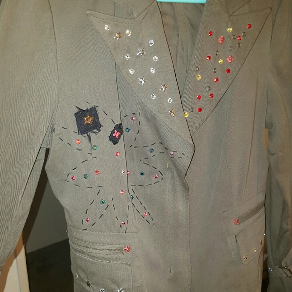 Customer studded jacket