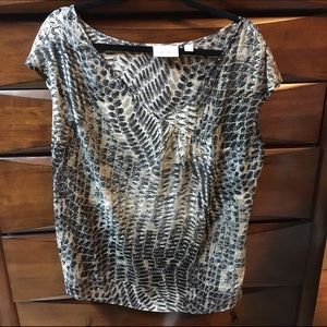Snake print top