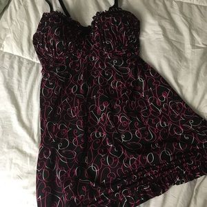 36D black hot pink sexy lingerie