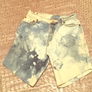 Tie dye shorts