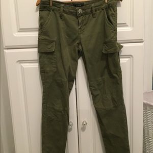Nordstroms olive green cargo pants