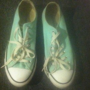 Turquoise converse