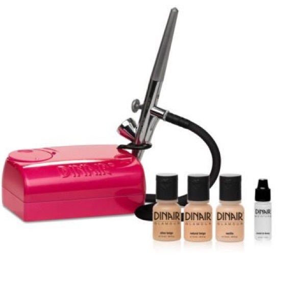 Airbrush makeup compressor and wand