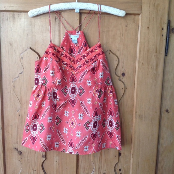 Odille silk Boho cami tunic