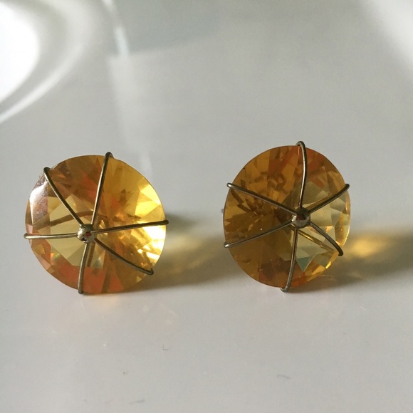 Oversized Studded Jewel Earrings