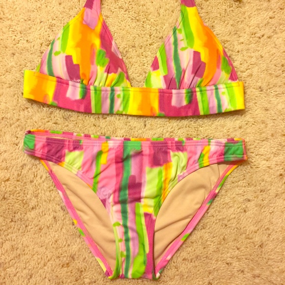Victoria's Secret Halter Top & Low Rise Bikini S/M