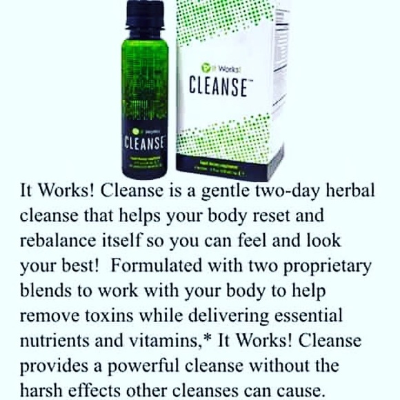 it works other 2 day herbal cleansevery gentle and effective poshmark the it works cleanse