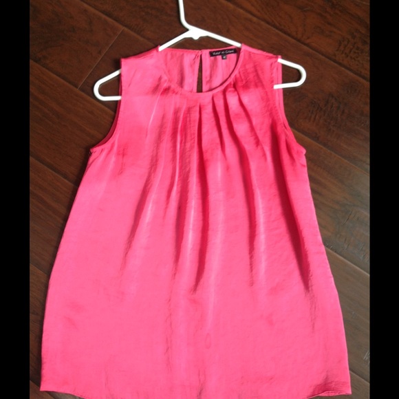 Silky sleeveless blouse