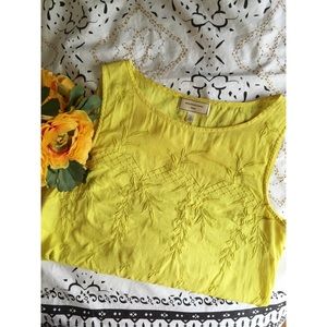 Anthropologie Moulinette Soeurs Embroidered Tank