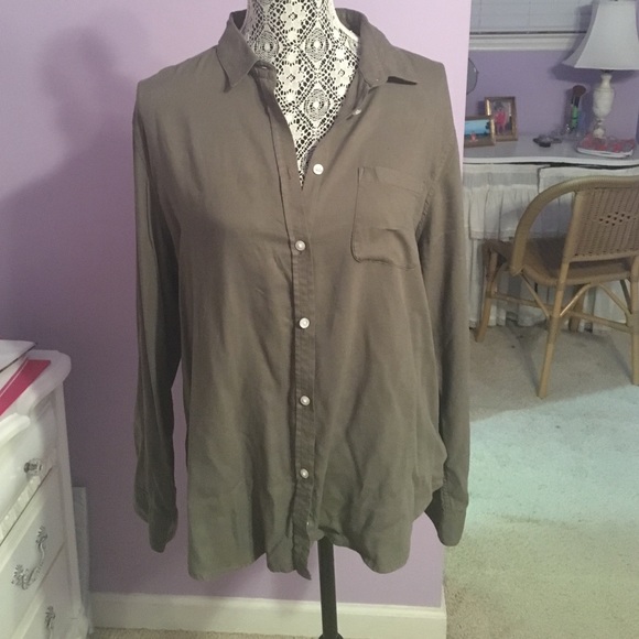 Slouchy button up