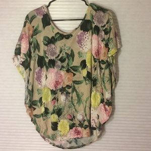 Floral h&m shirt