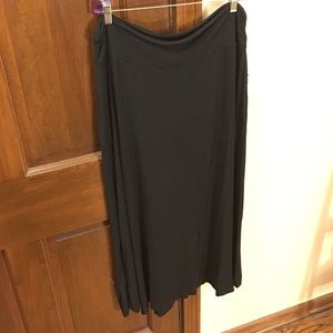 Black maxi skirt