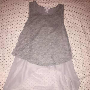 BAR III Gray sleeveless blouse! Size XS