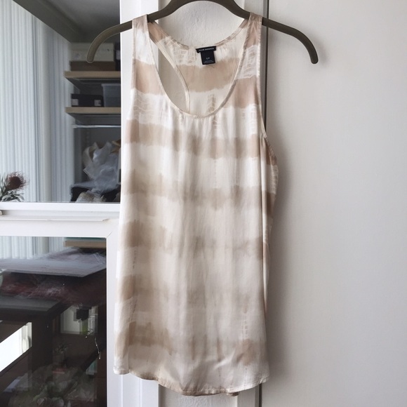 Silk racerback tank, S