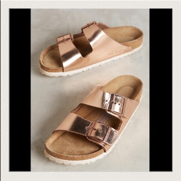 Birkenstock Shoes - Price Firm Copper Birkenstock Sandals
