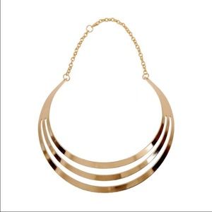 Layered gold necklace